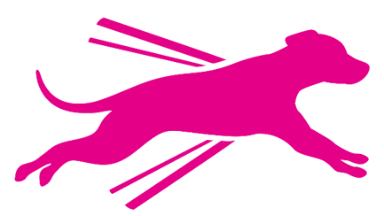 Dog energy and growth support icon